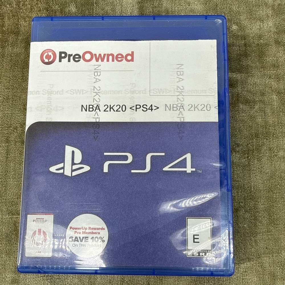 NBA 2K20 Sony Playstation 4 Video‎ Game PS4 Basketball 2019 Disc and Case